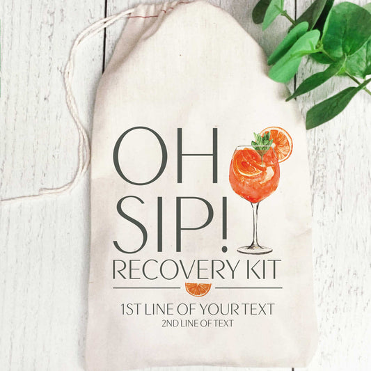 Aperol Spritz Oh Sip Recovery Kit Bags