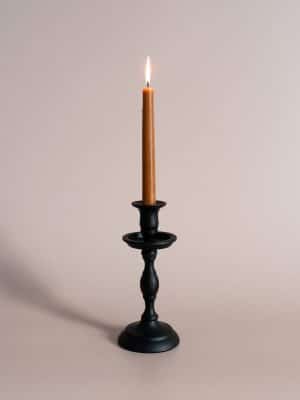 Black Empire Taper Candle Holder Medium