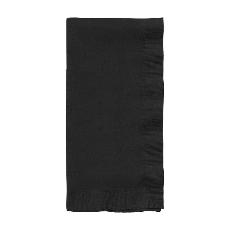 Black Velvet Paper Dinner Napkins