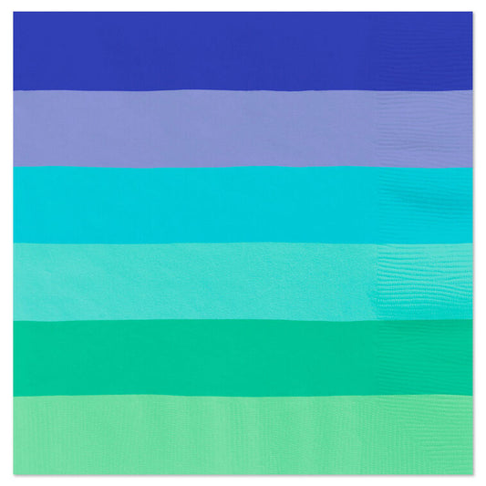 Cool Ombre Stripe Dinner Napkins, Set of 16