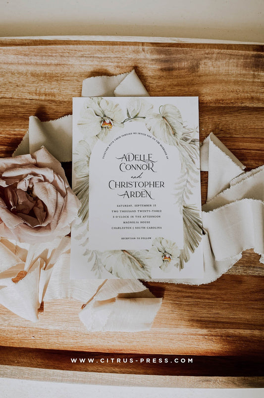 Boho Wedding Invitation | Adelle