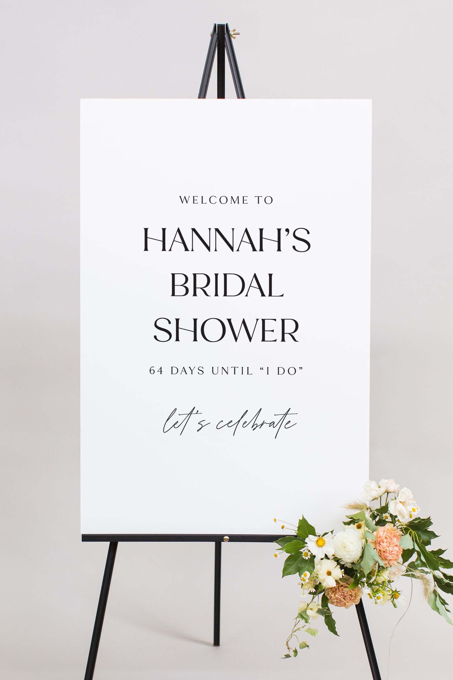 Gatorboard Bridal Shower Welcome Sign | The Hannah