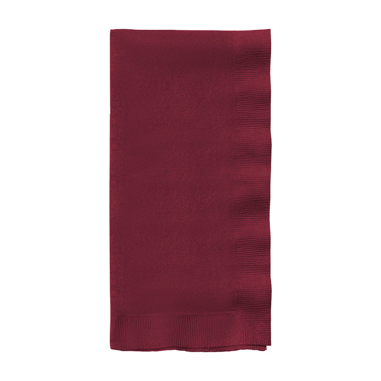 Burgundy Red Paper Dinner Napkins