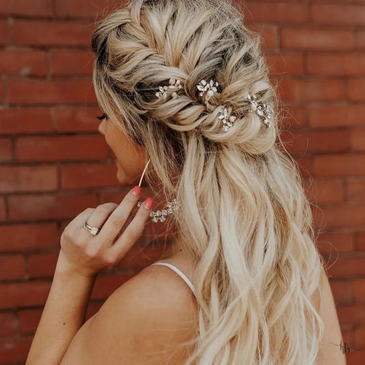 Capri Bridal Hairpins