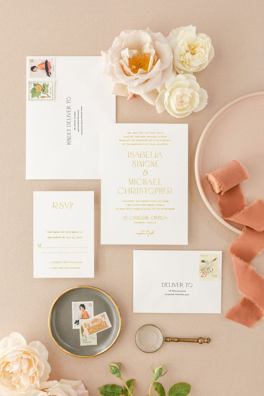Chic Wedding Invitations | The Isabella