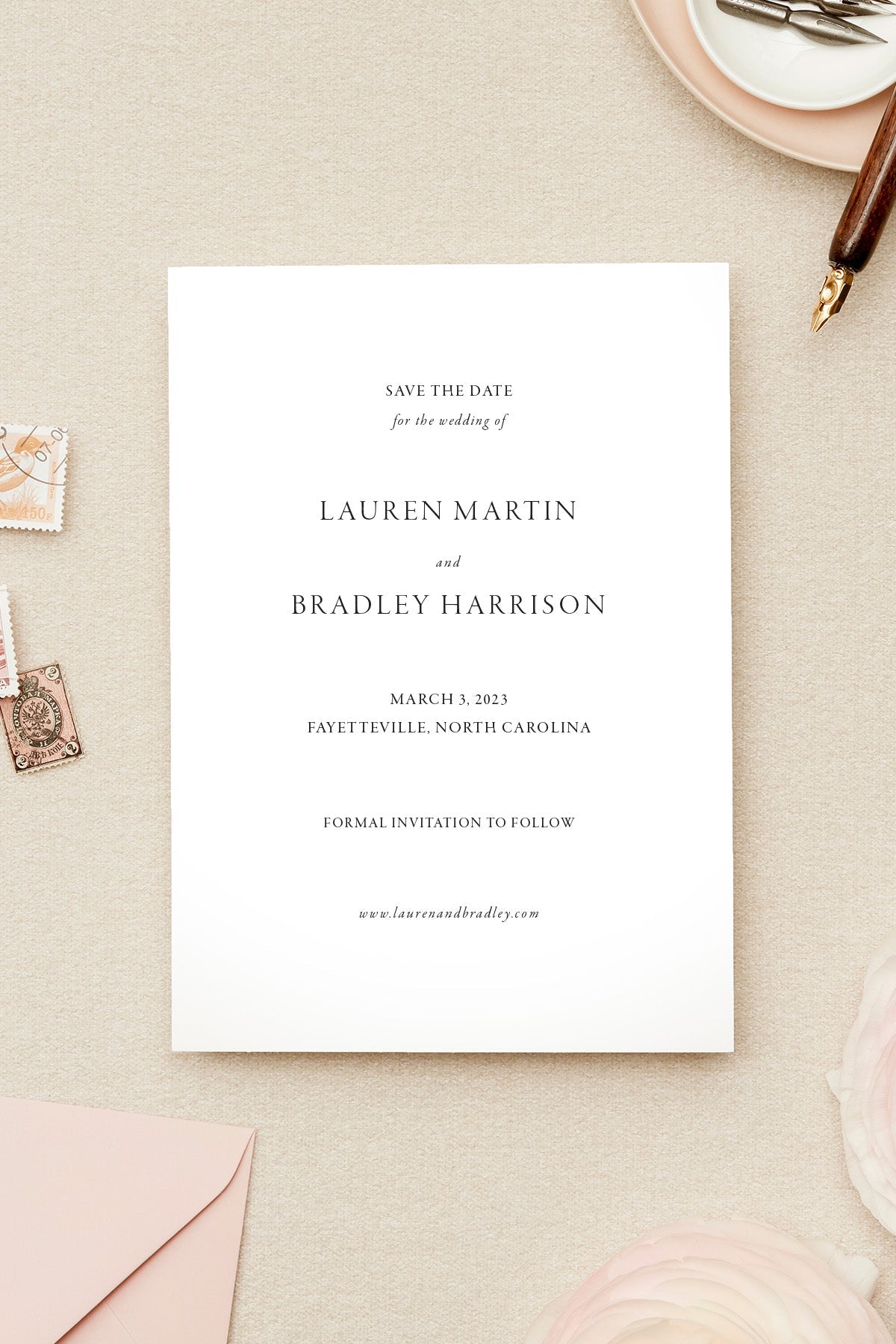 Classic Save The Dates | The Lauren