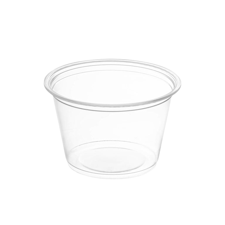Clear Plastic Disposable Souffle Cups 2oz