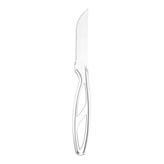 Clear Disposable Plastic Steak Knives