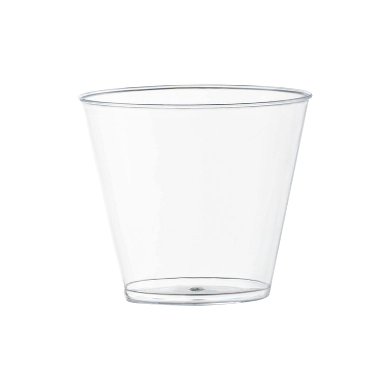 5 oz. Crystal Clear Plastic Disposable Party Cups