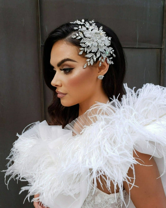 Enchanting Crystal Rose Comb Style No. 242587