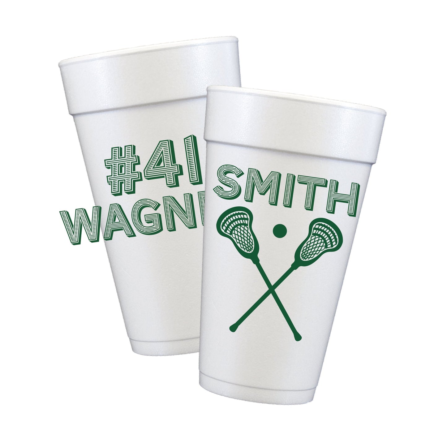 Lacrosse Styrofoam Cups