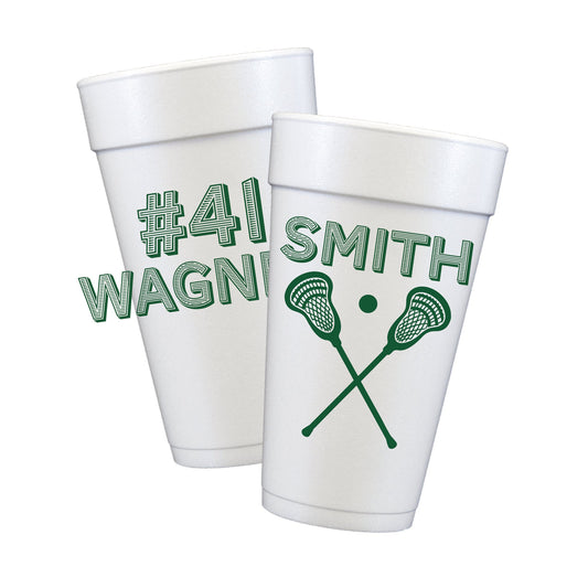 Lacrosse Styrofoam Cups