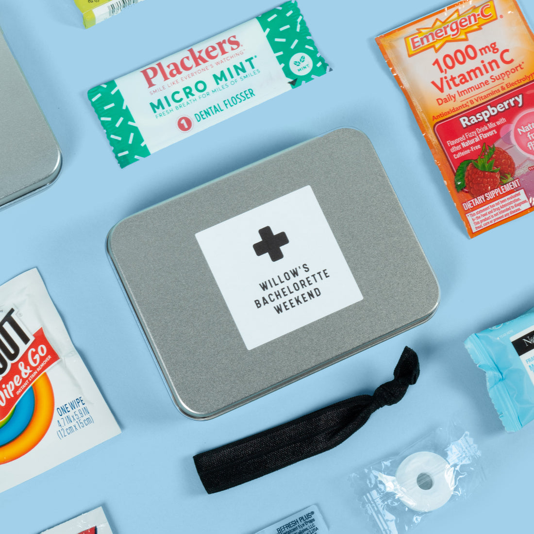 Customizable Tin Hangover Recovery Kit