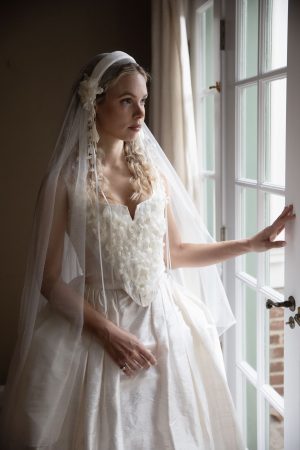 Tie The Knot French Tulle Bridal Cap No. 2471