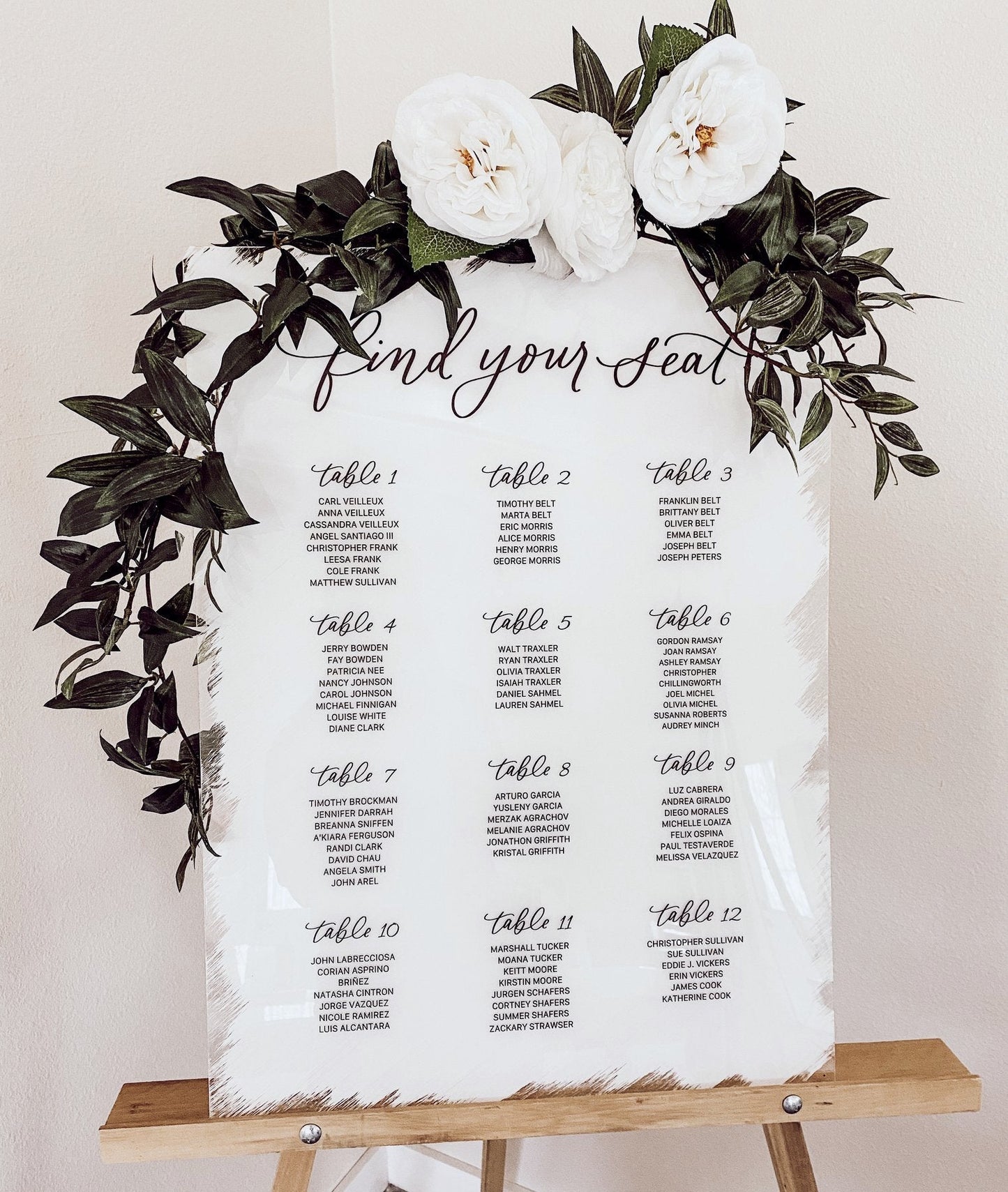Custom Acrylic Wedding Seating Chart Sign, Acrylic seating chart, Find Your Seat Sign, Custom Seating Chart, Your Seat Awaits, Wedding Seat Assignment Sign