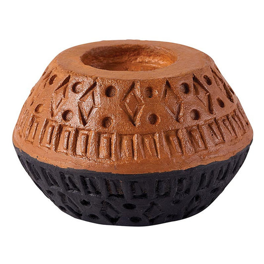 Engraved Two-Tone Candleholder