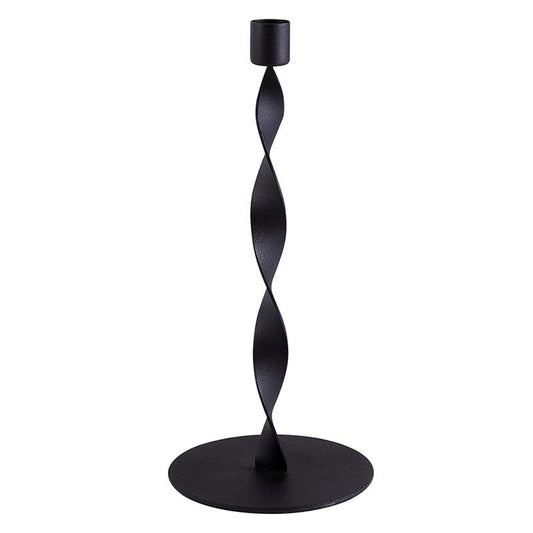 Iron Twisted Candleholder - Large