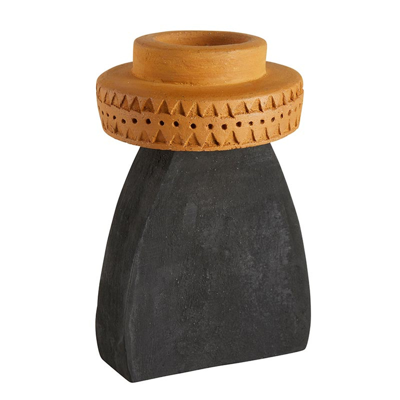 Abstract Slab Base Candleholder