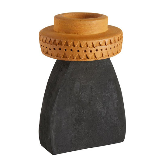 Abstract Slab Base Candleholder