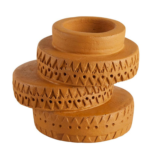 Stacked Disks Candleholder