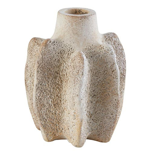 Eclectic Cement Candle Holder