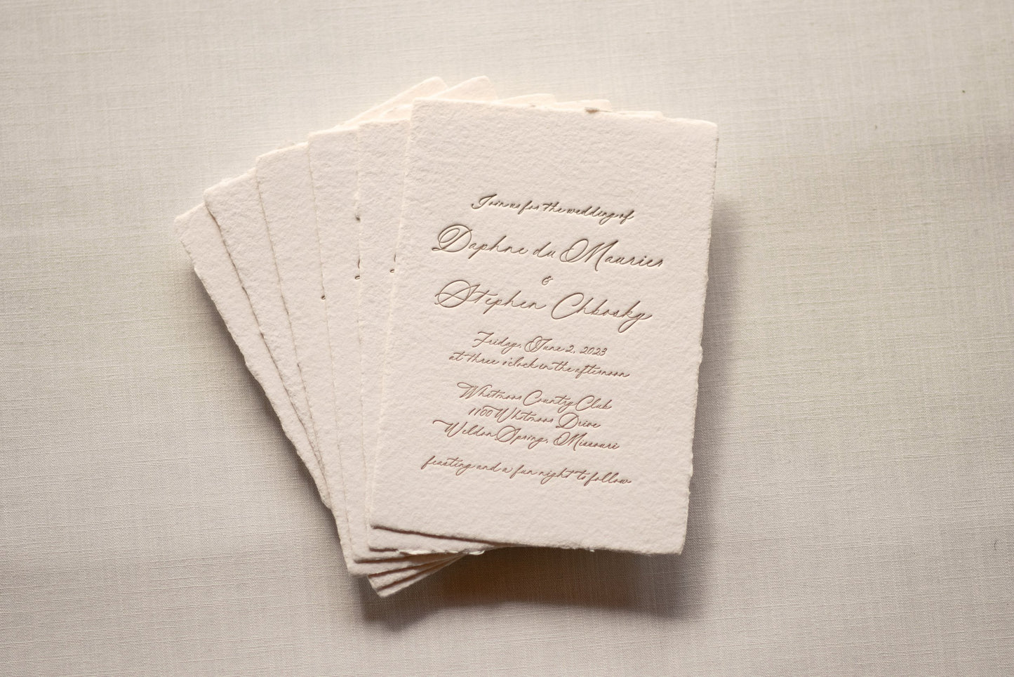 The Jacqueline Invitations + Envelopes