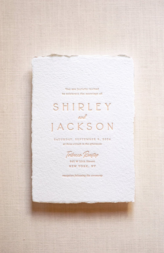 The Fitzgerald Invitations + Envelopes