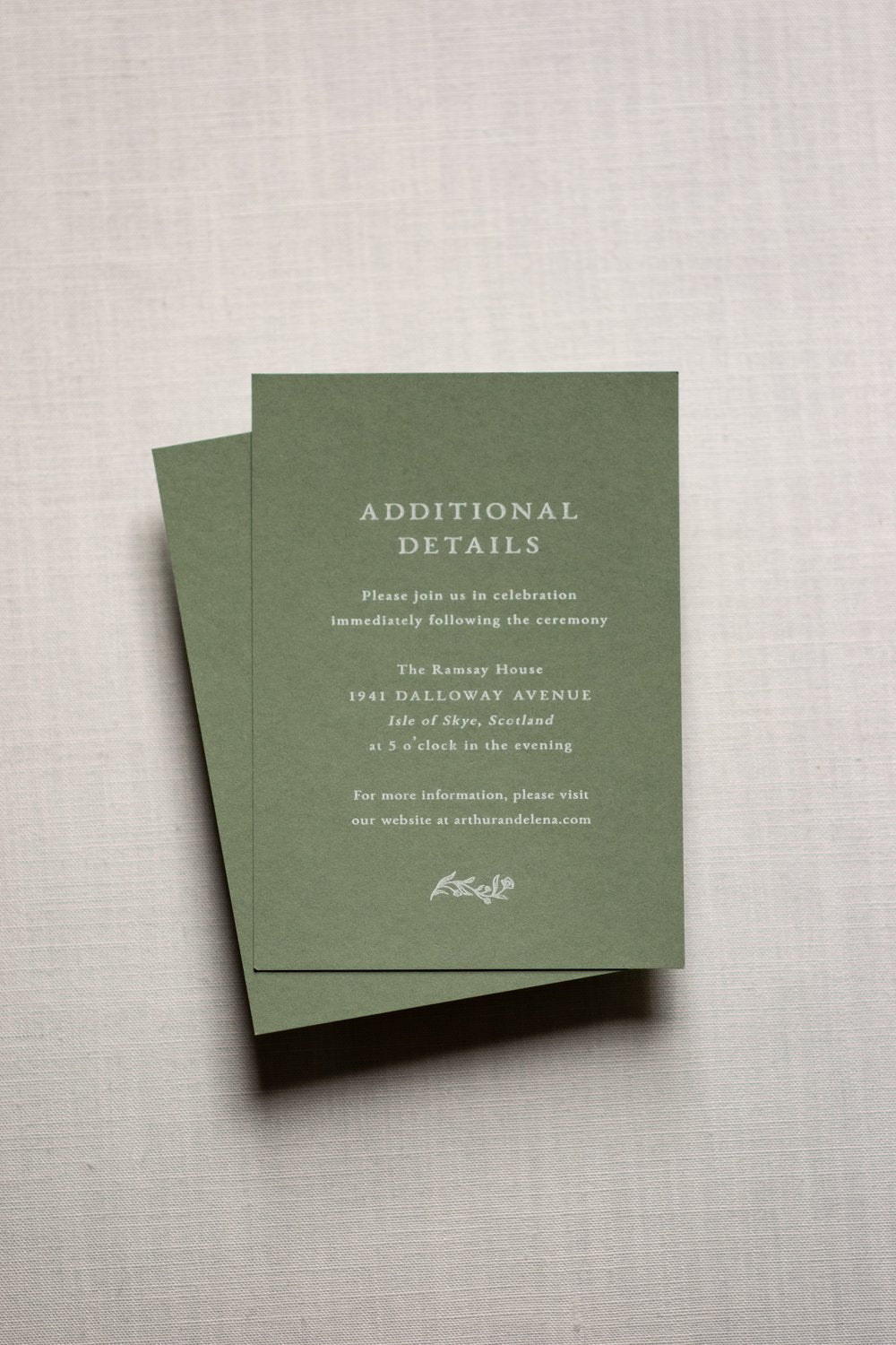 The Virginia Details Cards