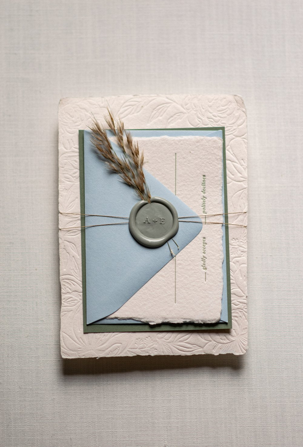 The Virginia Invitation Wraps + Wax Seals