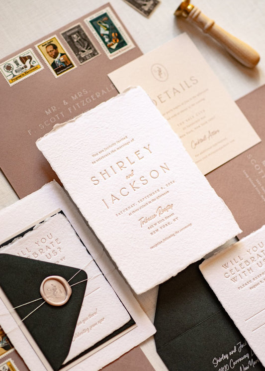 The Fitzgerald Wedding Invitation