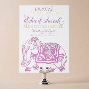 Darjeeling Save the Date Wedding Invitation Suite