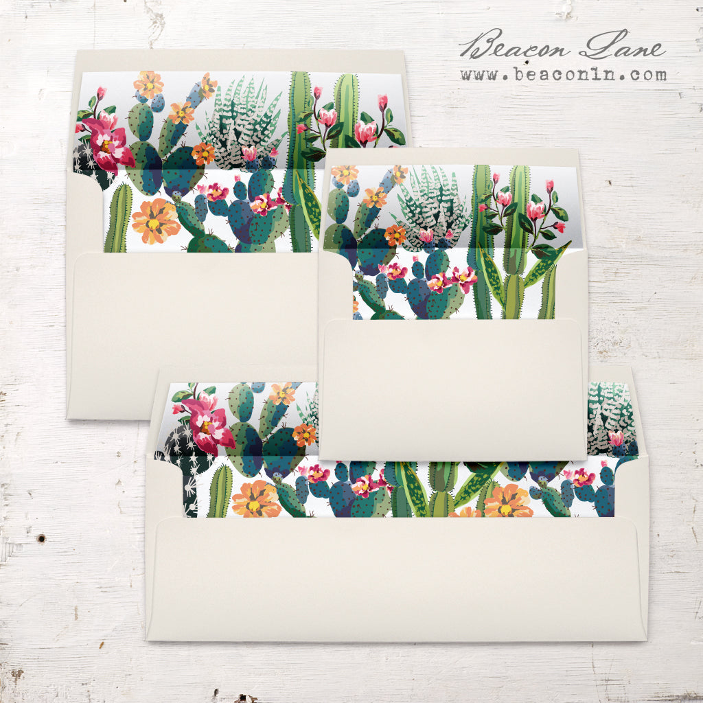 Desert Love Envelope Liners