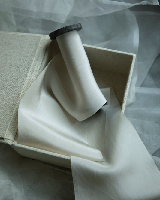 Dove Silk Ribbon