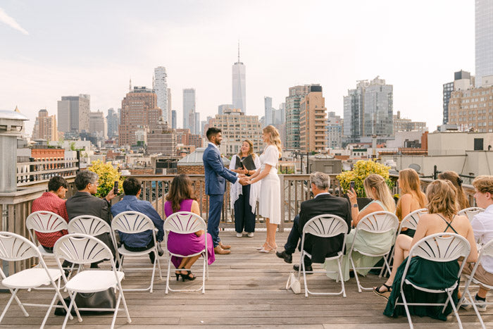 Downtown New York Rooftop Wedding Ceremony Package