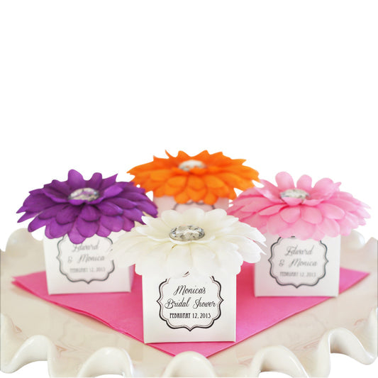 Flower Favor Boxes (Set Of 12)