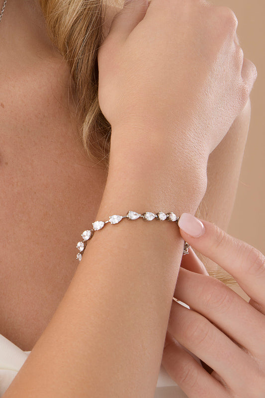 Emilia Simulated Diamond Bracelet