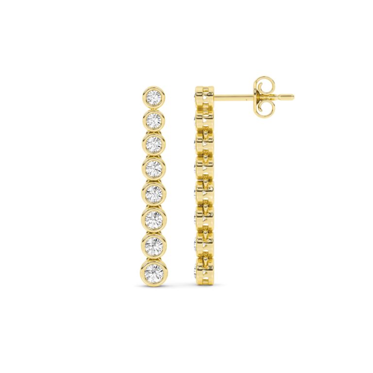 Rivulet Lab Grown Diamond Tennis Earrings