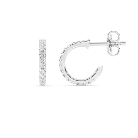 Mila Lab Grown Diamond Huggie Earrings