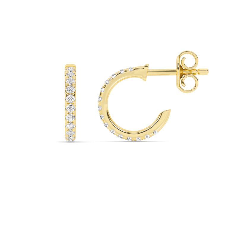 Mila Lab Grown Diamond Huggie Earrings