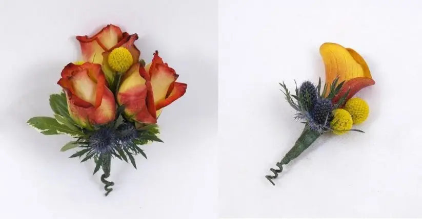 Earth Tone Corsage and Boutonniere 24 PCS