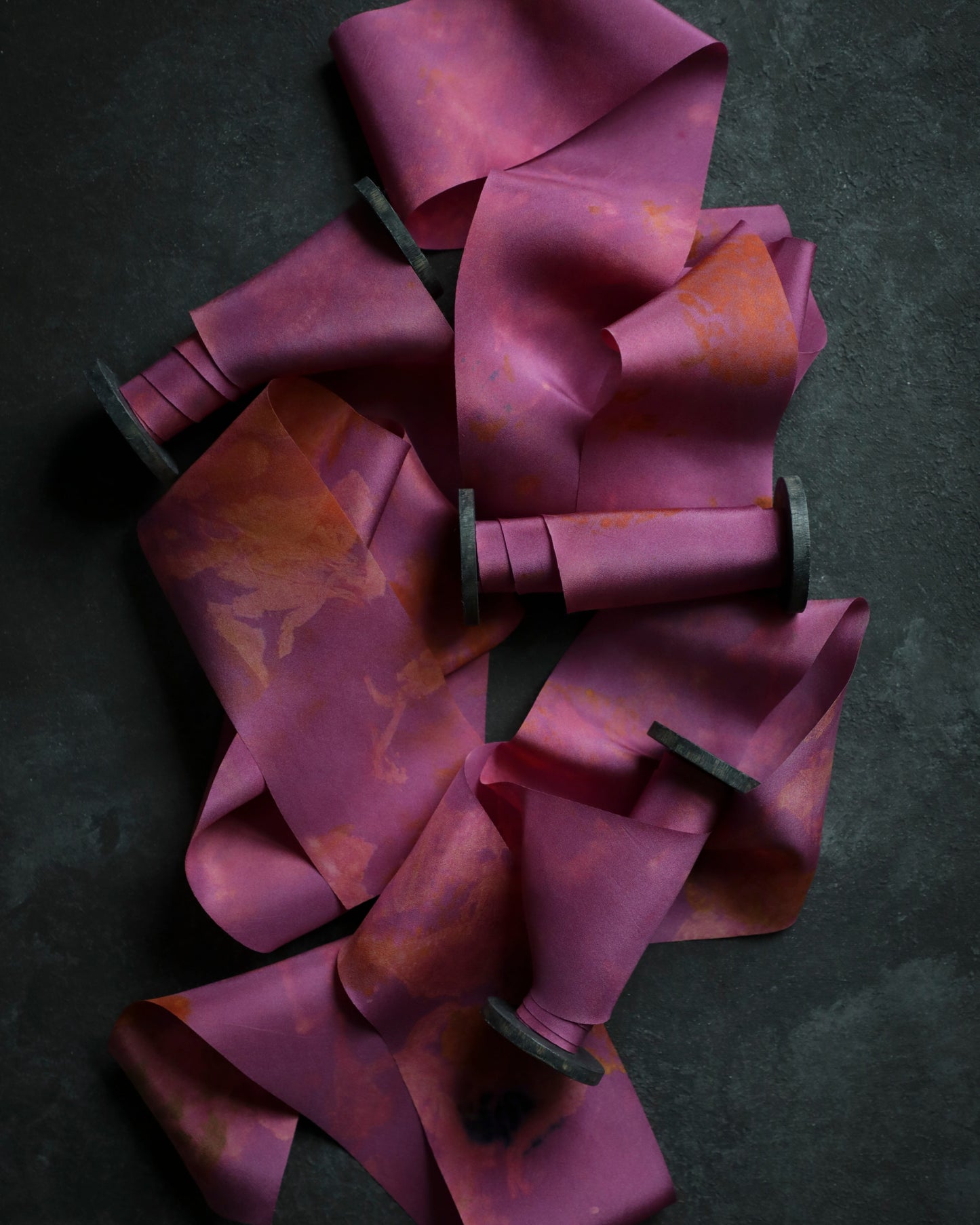 Limited Edition | Original Eco-Print No. 125 Silk Ribbon