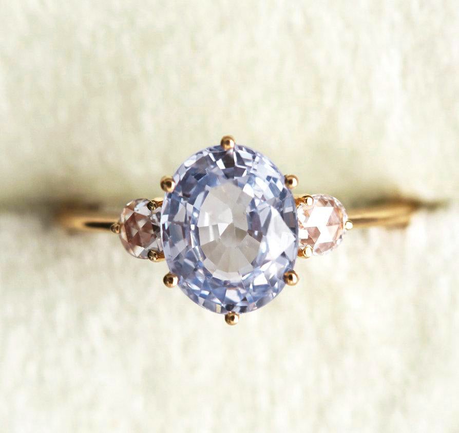 Esme Sapphire Diamonds Ring