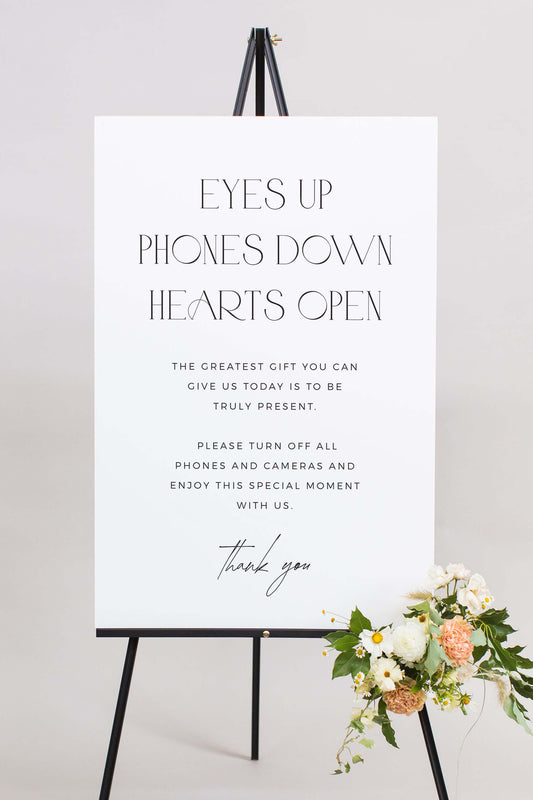 Gatorboard The Isabella | Unplugged Ceremony Sign