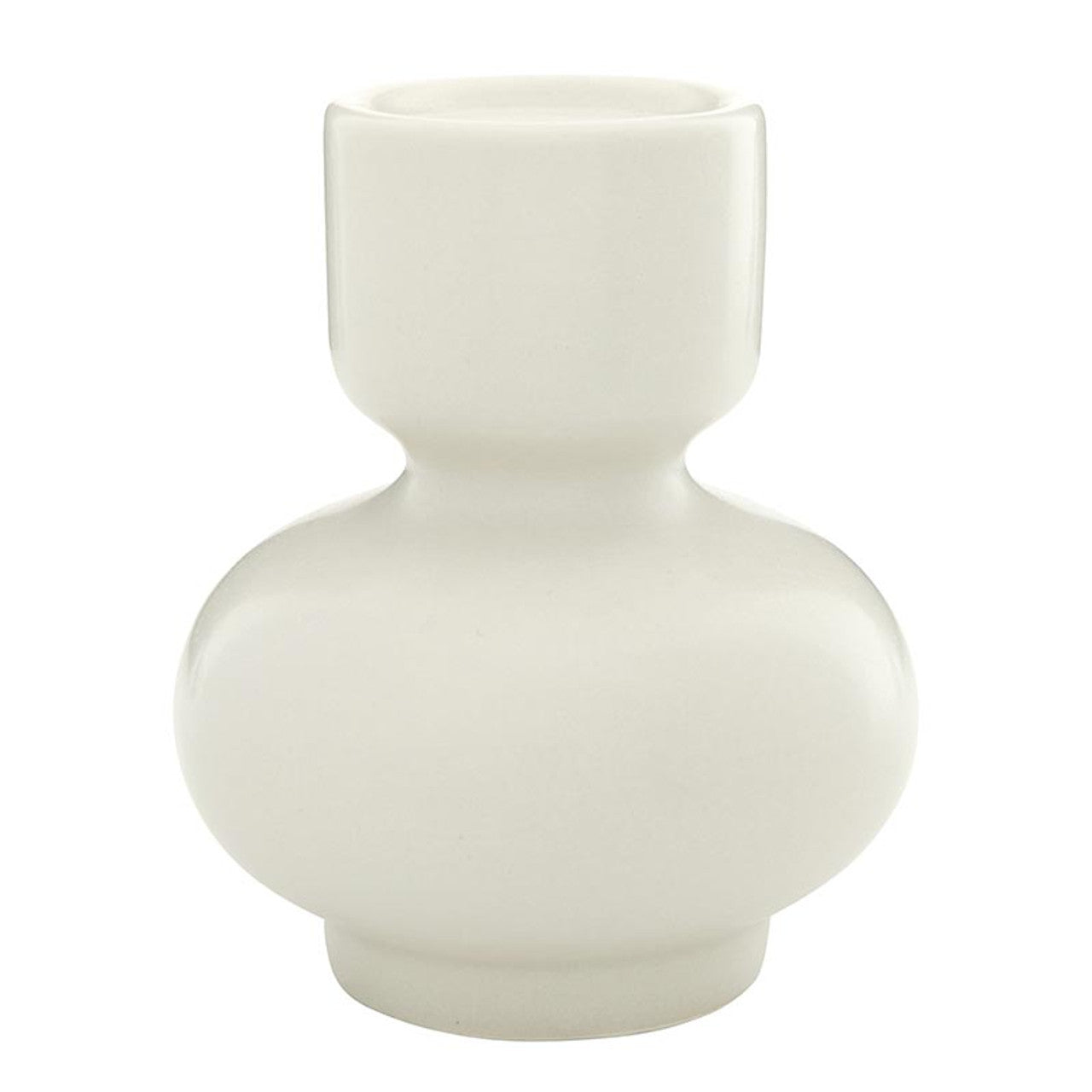White Taper Candle Holder