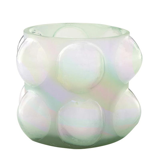 Blue Bubble Candle