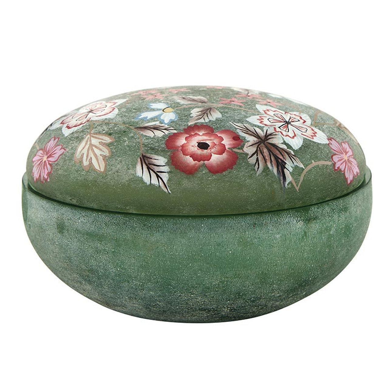 Hand Painted Botanical Jar Candle