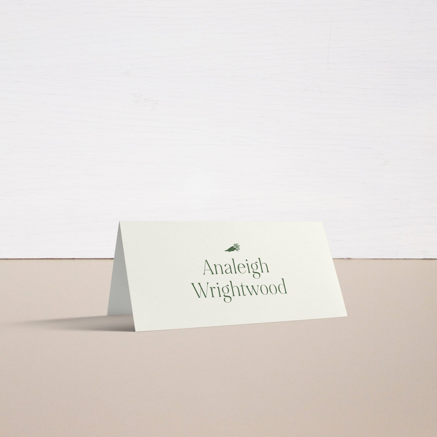 Fields Of Green Place And Escort Cards