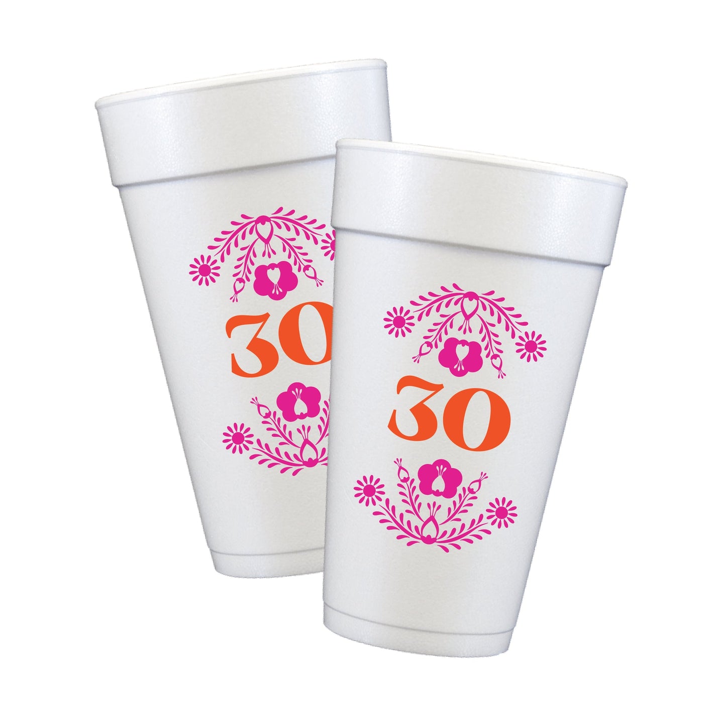 Fiesta Celebration Styrofoam Cups