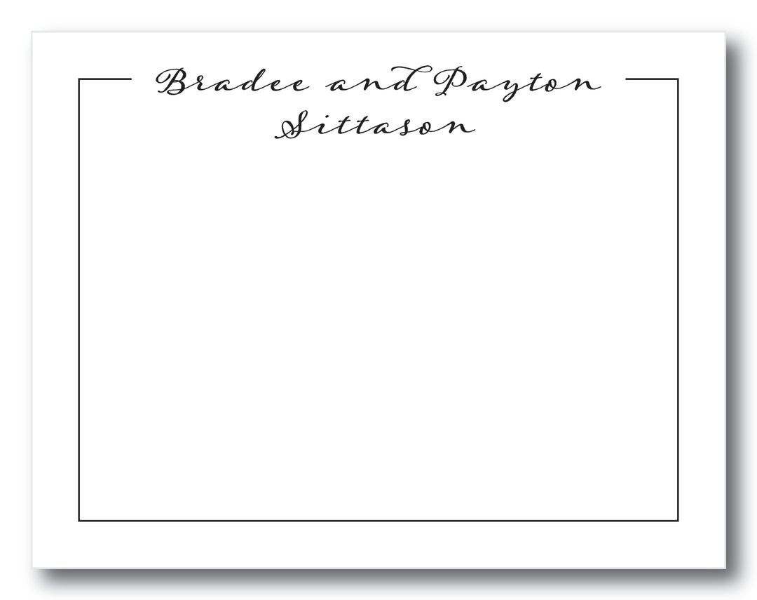 The Bradee Flat Note Card