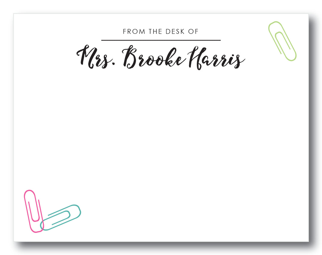 The Mrs. Brooke Flat Note Card